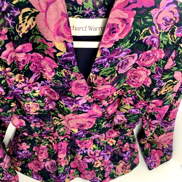 Vintage Richard Warren floral blouse - Picture 8 of 12